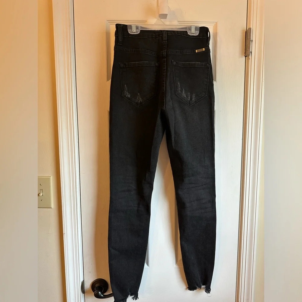 Kancan High Rise Button Skinny Jeans - Picture 3 of 6
